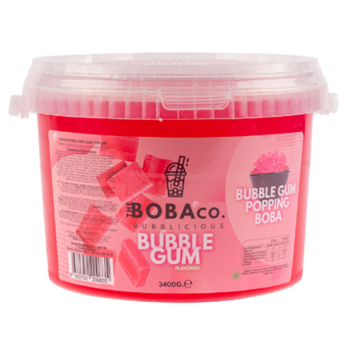 POPPING BOBA - BURSTING BOBA - BUBBLEGUM 3.4KG