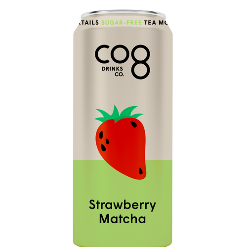 Strawberry Matcha - Sugar Free Sparkling Iced Tea