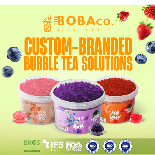 POPPING BOBA - BURSTING BOBA - GREEN APPLE 3.4KG