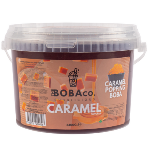 POPPING BOBA - BURSTING BOBA - CARAMEL 3.4KG