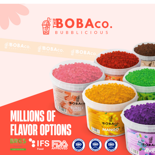 POPPING BOBA - BURSTING BOBA - GREEN APPLE 3.4KG