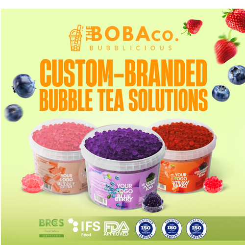 POPPING BOBA - BURSTING BOBA - BLUEBERRY 3.4KG