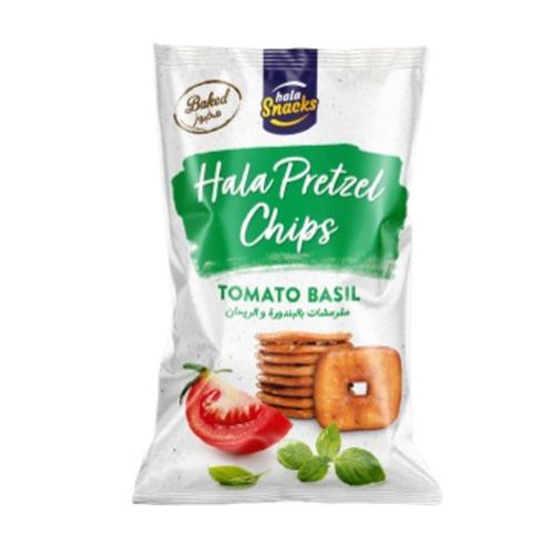 Hala Pretzels Chips Tomato Basil