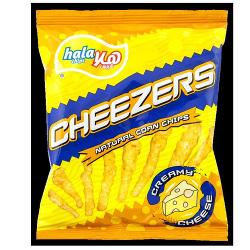 Hala Cheezers Chips Creamy Cheese
