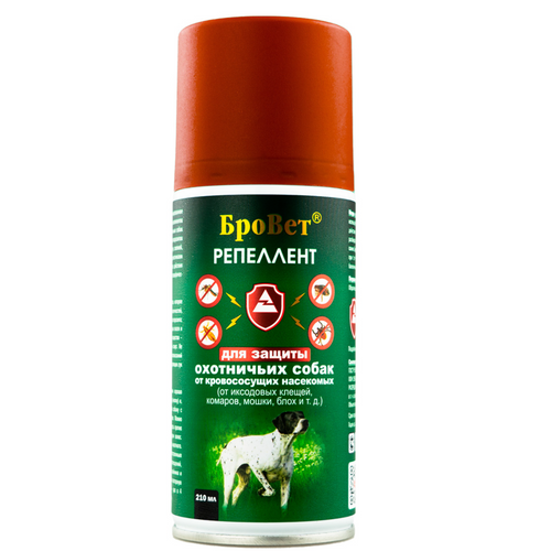 Repellents «BroVet» for protecting animals from blood-sucking insects