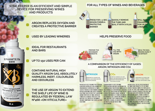 Food grade argon English version