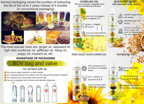 Vegetable Oils EXTRA VIRGIN English version