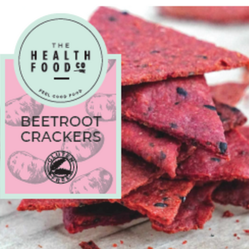 Beetroot crackers