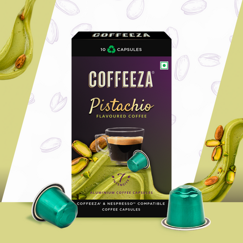 Pistachio Flavoured Coffee Capsules
