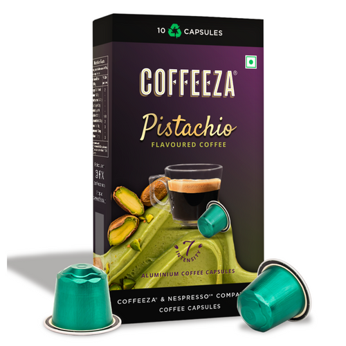 Pistachio Flavoured Coffee Capsules