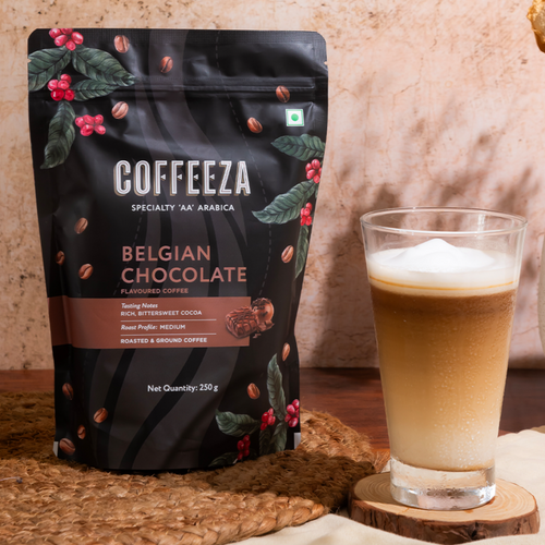 Belgian Chocolate Flavoured Arabica Ground Coffee
