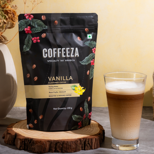 Vanilla Flavoured Arabica Ground Coffee