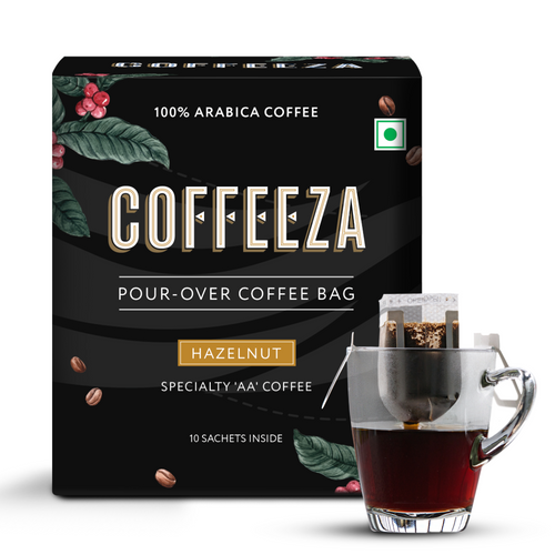 Hazelnut Flavoured Arabica Pour Over Coffee Bags