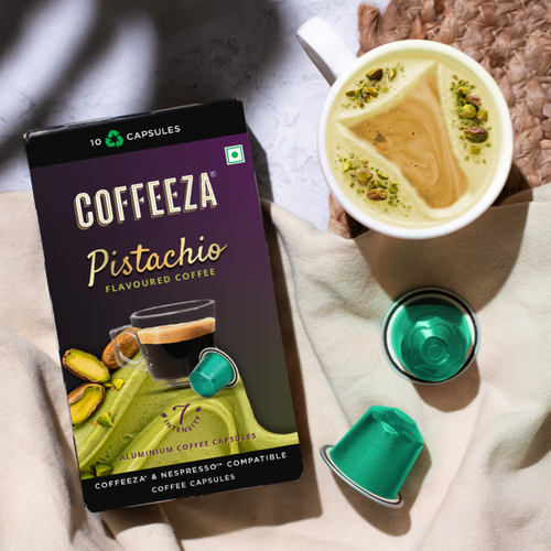 Pistachio Flavoured Coffee Capsules