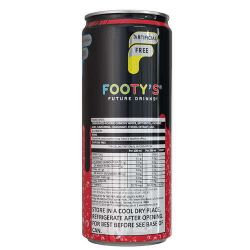 Footy's Sugar Free Cola Soda 300ml
