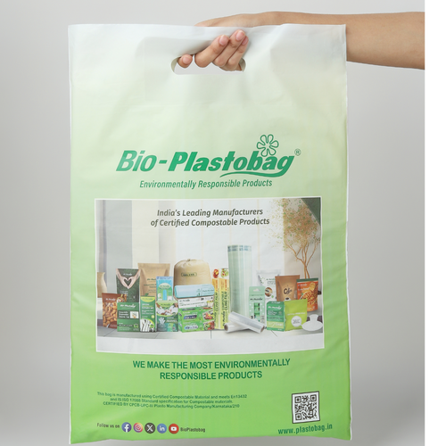Compostable Glue Patch Handle bags