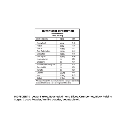 Millet Porridge - Mixed Fruit & Chocolate