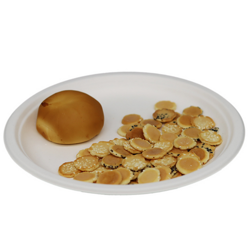 PFAS Free Paper Plates 10 Inch 3 Compartment Heavy Duty - Disposable Paper Plates - Compostable Large Paper Plates Bulk Eco-Friendly Everyday Use Parties Commercial Settings