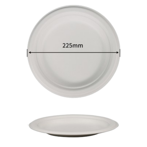 Eco Friendly Biodegradable Bagasse Sugarcane Round Plates