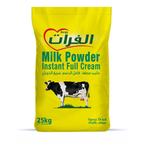 Rawat Al Furat - Instant Full Cream Milk Powder 25KG Bag