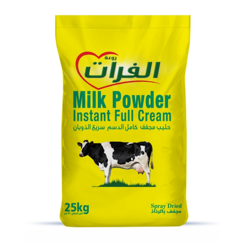 Rawat Al Furat - Instant Full Cream Milk Powder 25KG Bag