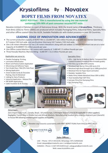 BOPET FILMS BROCHURE