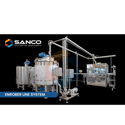 ENROBER AND COOLING TUNNEL