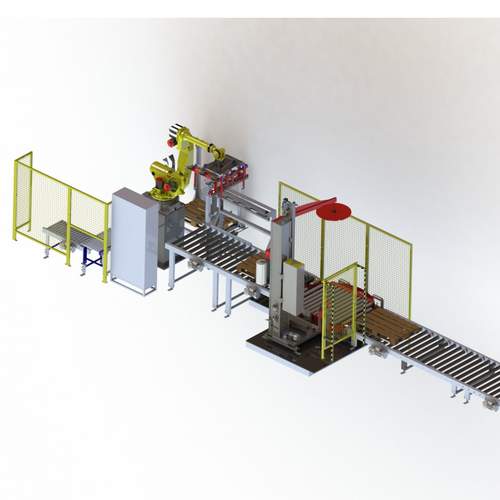 Robotic Cell for Crate Palletizing and Depalletizing