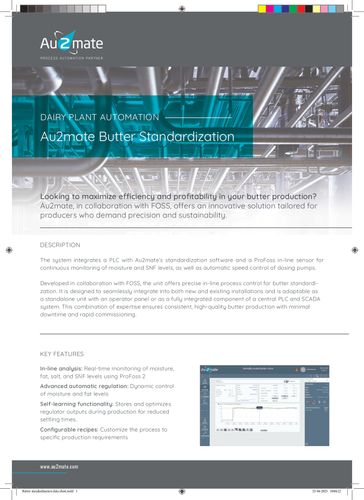 Au2mate Butter standardization