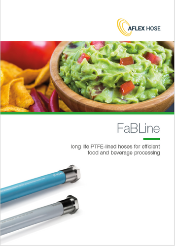 FaBLine - long life PTFE-lined hoses for efficient food and beverage processing