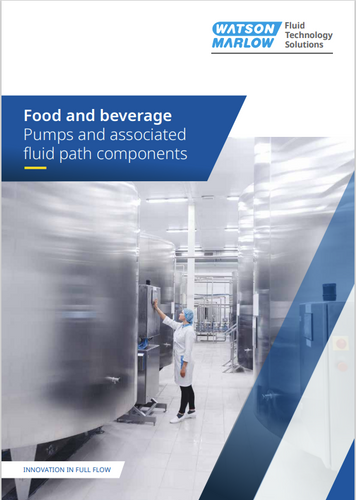 Food And Beverage - Pumps and Associated Fluid Path Components