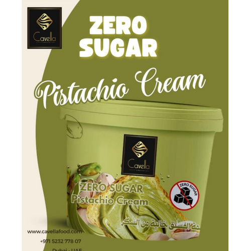 No added Sugar Zero Sugar Pistachio Cream