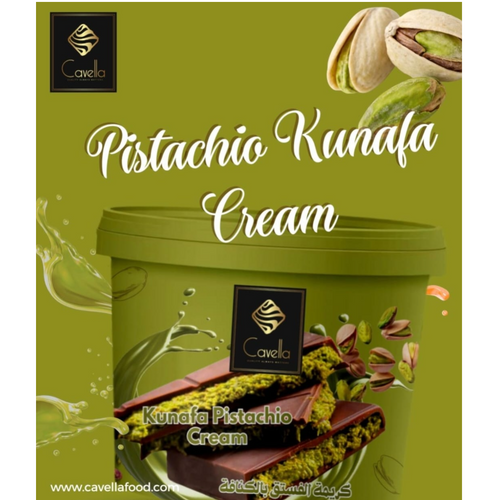 Pistachio Kunafah Cream Dubai Trend