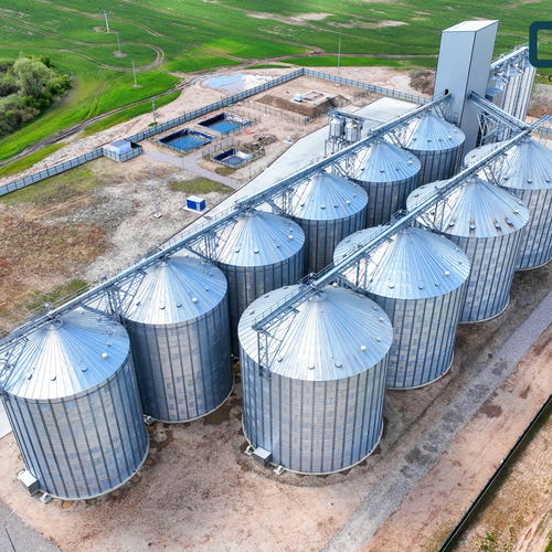 Flat bottom silos