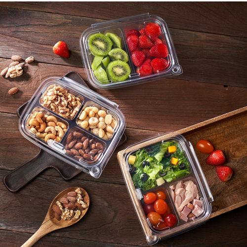 TAMPER EVIDENT HINGED CONTAINER- Multipurpose