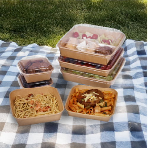 Square Kraft Paper Food Box