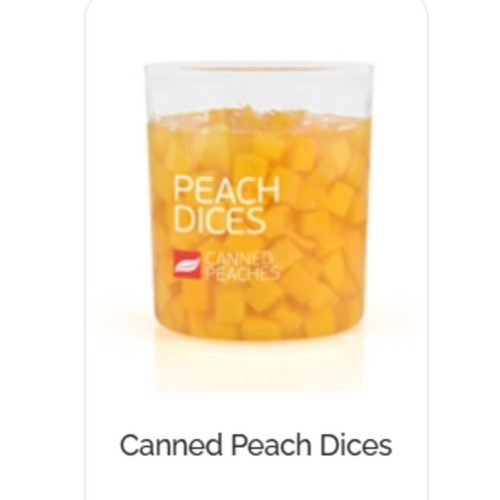 Peach Dices 6x6 & 10x10