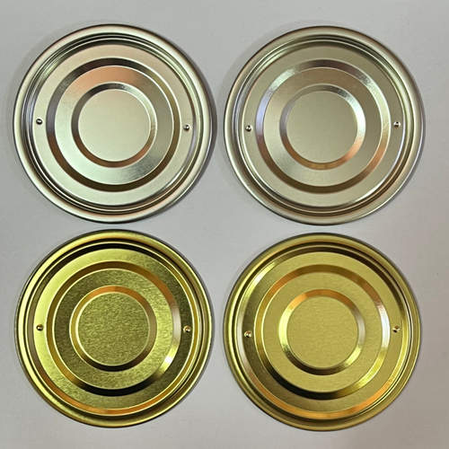 2 Punch Sanitary Can Bottoms/Lids