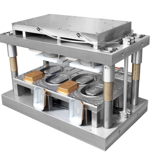 Smooth wall container mould