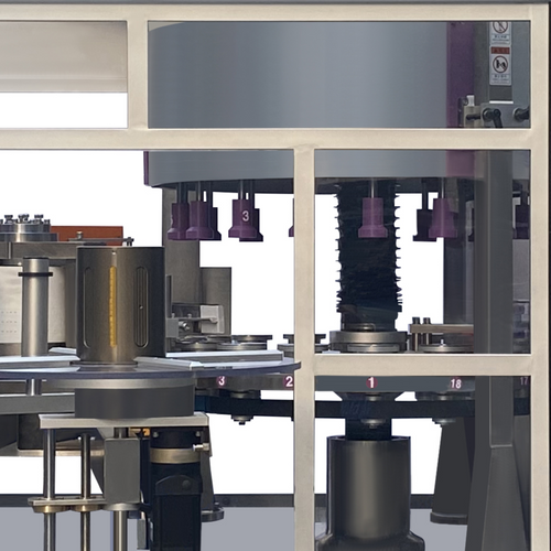 Automatic rotary OPP hot melt glue labeling machine