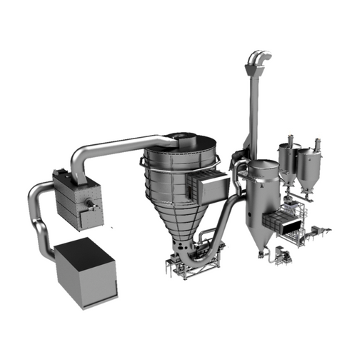 Automated processing lines for the powder production.