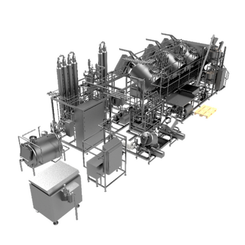 Cream cheese is produced using complete and automated technological lines for its production.