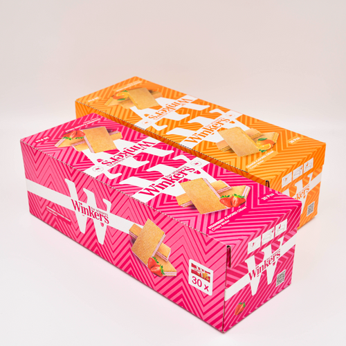 Shelf-Ready F-Flute Box – Winkers (Zar Macaron)