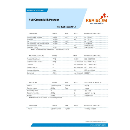 Full Cream Milk Powder