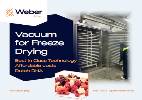 Weber Vacuum Freeze Drying