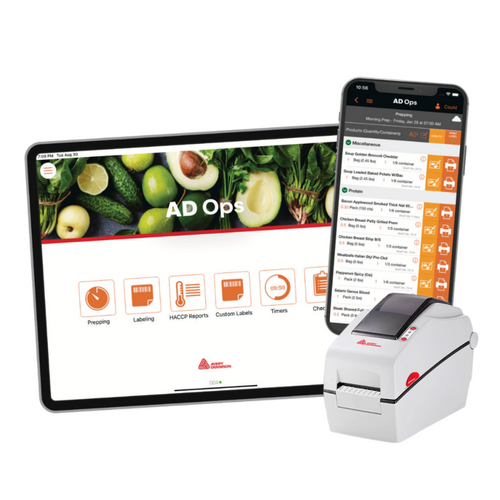 AD Go Ops Mobile App - Food Label Printing