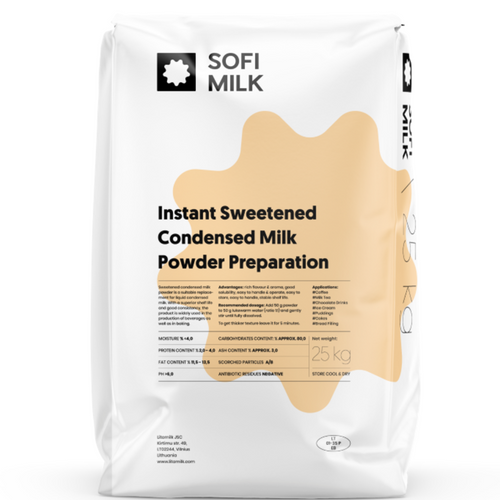 Milk powder for Condensed milk in 25kg bags