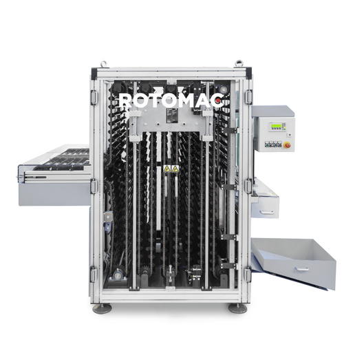 MODEL MR 16: Automatic Roll Accumulator For The Accumulation Of Rolls Arriving From A Rewinding Machine