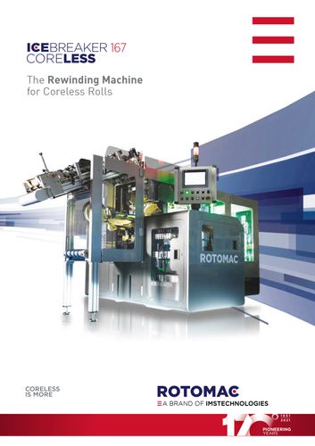 ICEBREAKER 167 CORELESS - The Rewinding Machine for Coreless Rolls