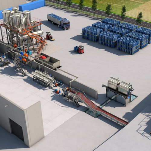 Tomato processing line